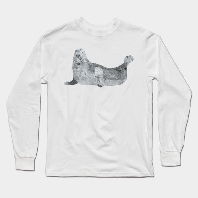 Seal Long Sleeve T-Shirt by Babban Gaelg